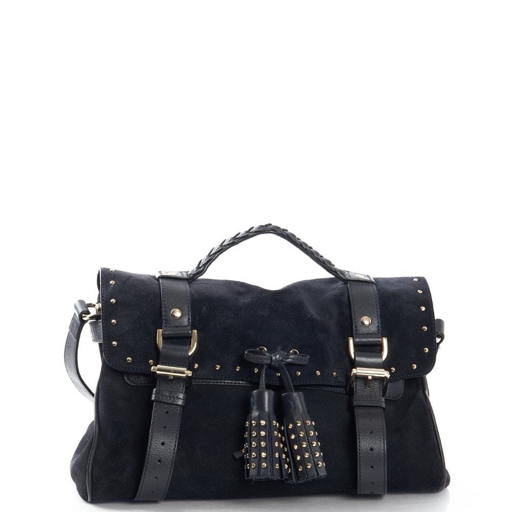 Mulberry Alexa Navy Suede
